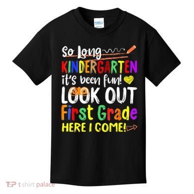 1 Grade Graduation So Long Kindergarten Kids T-Shirt