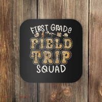 1st Grade History Museum Field Trip Squad Teacher Student Coaster thumb 0