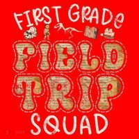 1st Grade History Museum Field Trip Squad Teacher Student Santa Hat thumb 1