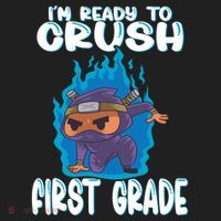 1St Grade Im Ready To Crush First Grade Ninja Gift Women's Sweatshirt thumb 2