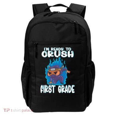 1St Grade Im Ready To Crush First Grade Ninja Gift Backpack