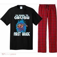 1St Grade Im Ready To Crush First Grade Ninja Gift Pajama Set thumb 0