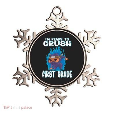 1St Grade Im Ready To Crush First Grade Ninja Gift Ornament