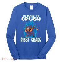 1St Grade Im Ready To Crush First Grade Ninja Gift Long Sleeve Shirt thumb 0