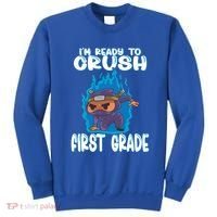1St Grade Im Ready To Crush First Grade Ninja Gift Sweatshirt thumb 0