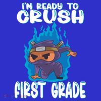 1St Grade Im Ready To Crush First Grade Ninja Gift Sweatshirt thumb 3