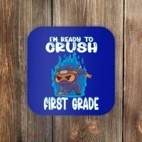 1St Grade Im Ready To Crush First Grade Ninja Gift Coaster thumb 0