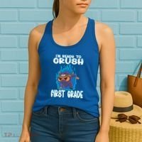 1St Grade Im Ready To Crush First Grade Ninja Gift Women's Tank Top thumb 2