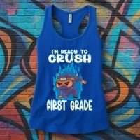 1St Grade Im Ready To Crush First Grade Ninja Gift Women's Tank Top thumb 3