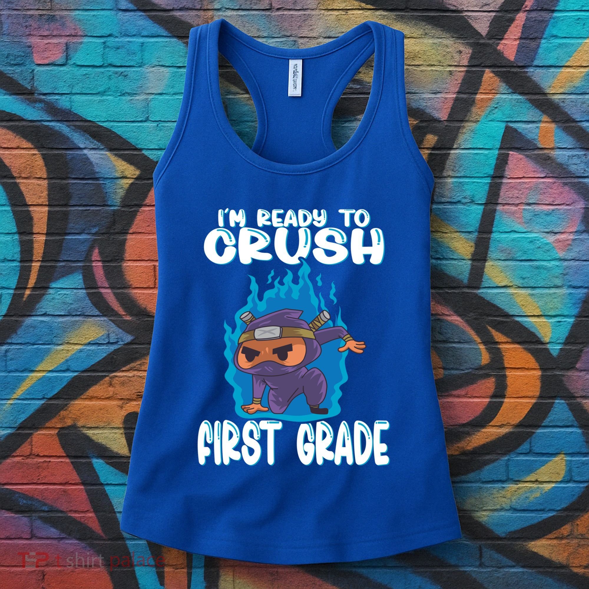 1St Grade Im Ready To Crush First Grade Ninja Gift Women's Tank Top