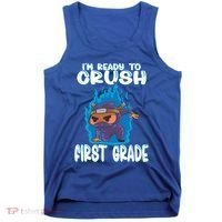 1St Grade Im Ready To Crush First Grade Ninja Gift Tank Top thumb 0
