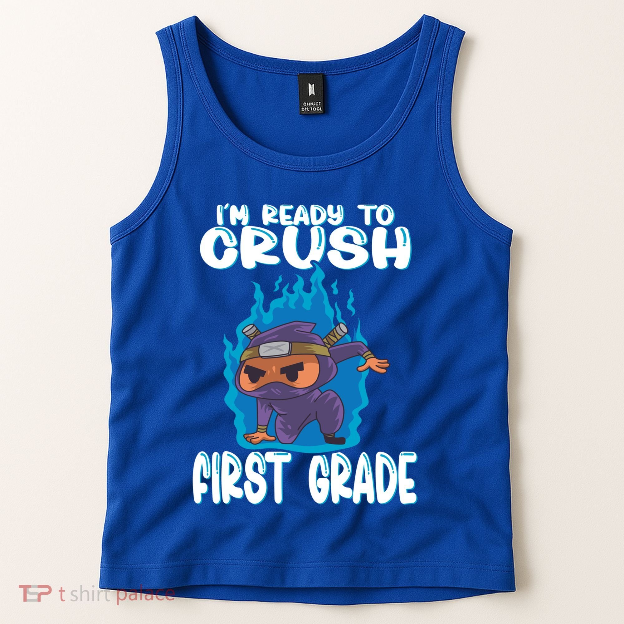 1St Grade Im Ready To Crush First Grade Ninja Gift Tank Top