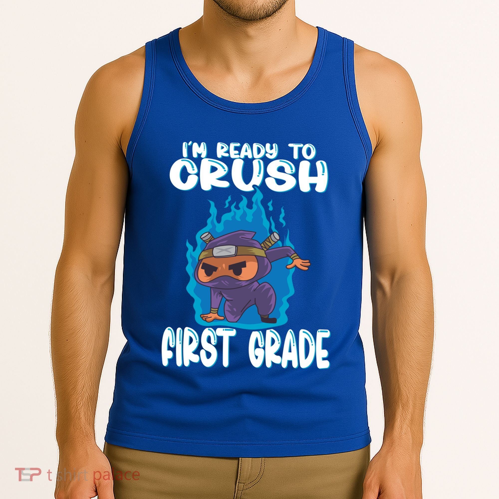 1St Grade Im Ready To Crush First Grade Ninja Gift Tank Top