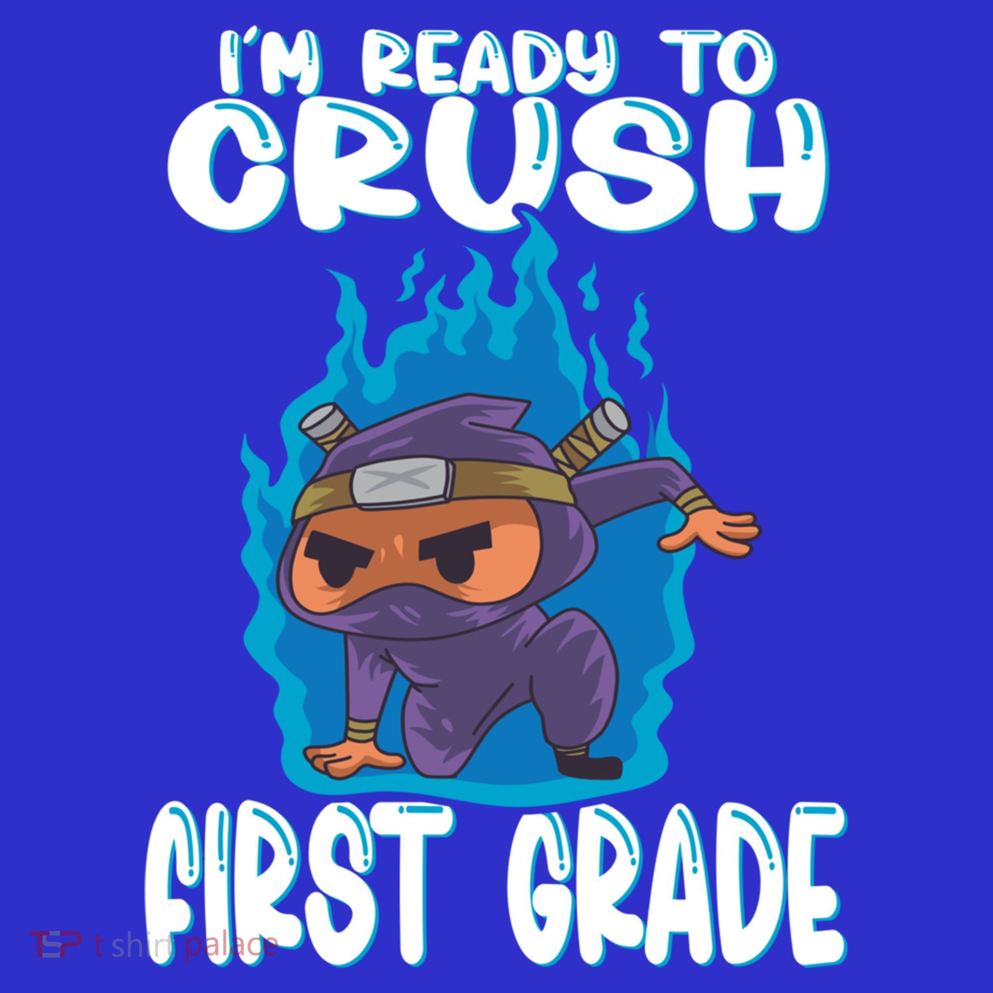 1St Grade Im Ready To Crush First Grade Ninja Gift Women's Long Sleeve Shirt