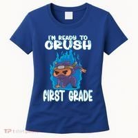 1St Grade Im Ready To Crush First Grade Ninja Gift Women's T-Shirt thumb 0