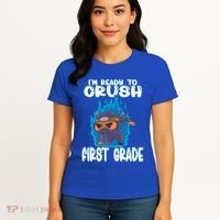 1St Grade Im Ready To Crush First Grade Ninja Gift Women's T-Shirt thumb 4
