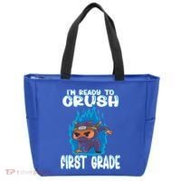 1St Grade Im Ready To Crush First Grade Ninja Gift Tote Bag thumb 0