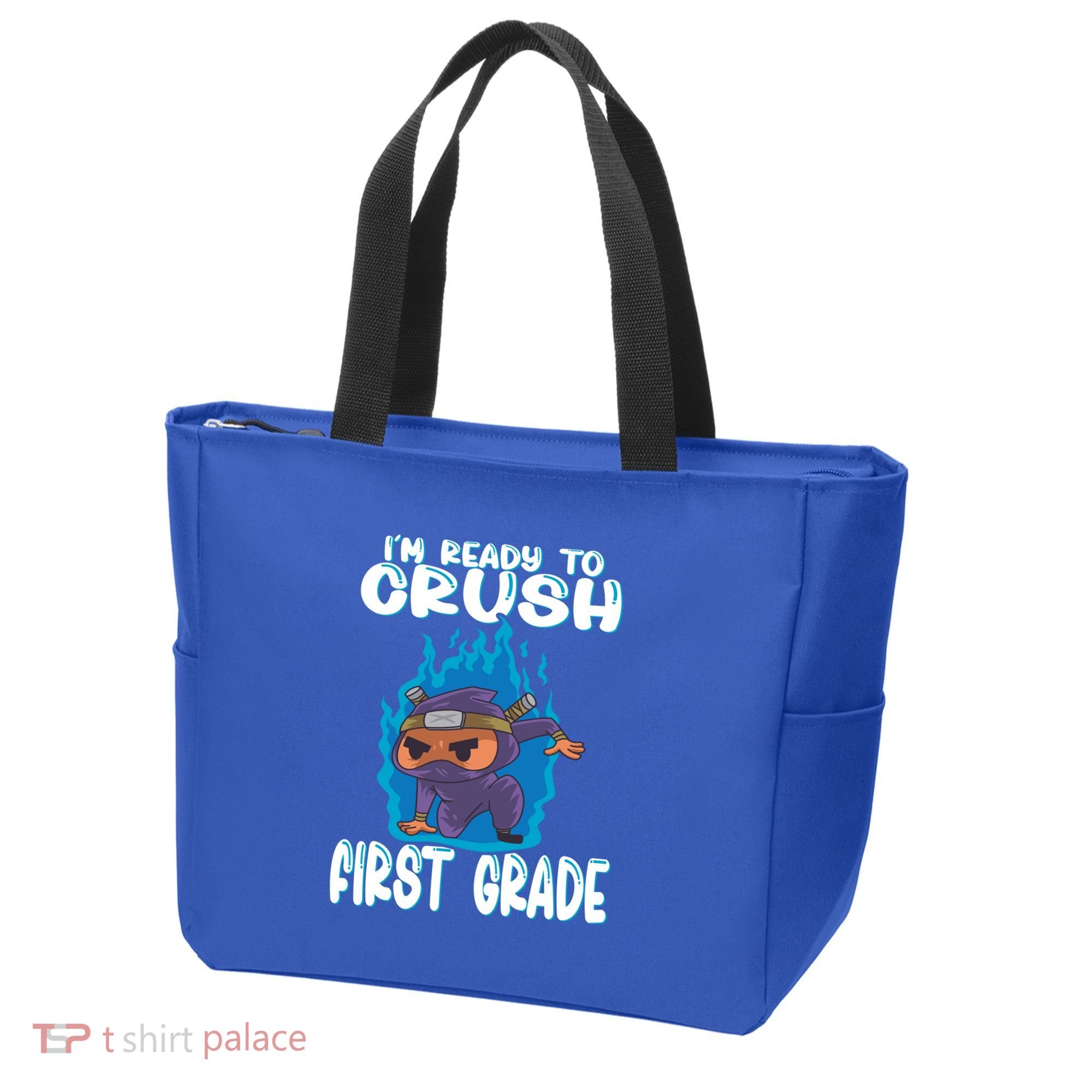 1St Grade Im Ready To Crush First Grade Ninja Gift Tote Bag