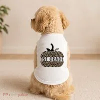 1st Grade Leopard Pumpkin Doggie Tank thumb 2