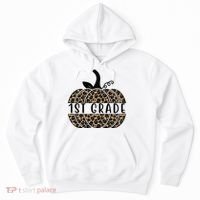 1st Grade Leopard Pumpkin Hoodie thumb 0