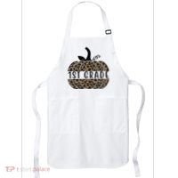 1st Grade Leopard Pumpkin Apron thumb 0