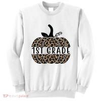 1st Grade Leopard Pumpkin Sweatshirt thumb 0
