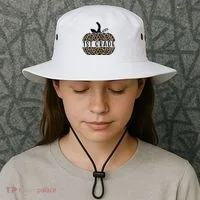 1st Grade Leopard Pumpkin Bucket Hat thumb 3
