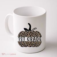 1st Grade Leopard Pumpkin Coffee Mug thumb 0