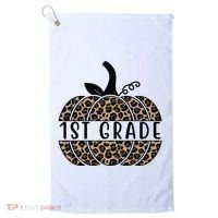 1st Grade Leopard Pumpkin Golf Towel thumb 0