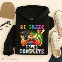 1St Grade Level Complete Last Day Of School Graduation Hoodie thumb 4