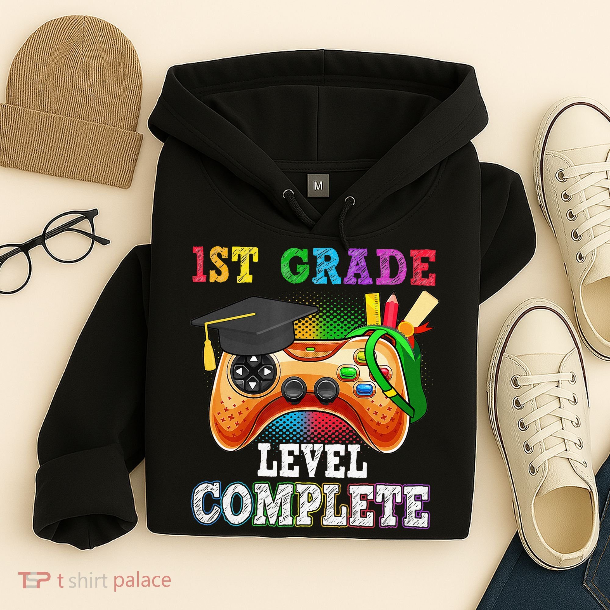 1St Grade Level Complete Last Day Of School Graduation Hoodie