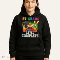 1St Grade Level Complete Last Day Of School Graduation Hoodie thumb 5