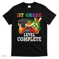 1St Grade Level Complete Last Day Of School Graduation T-Shirt thumb 0