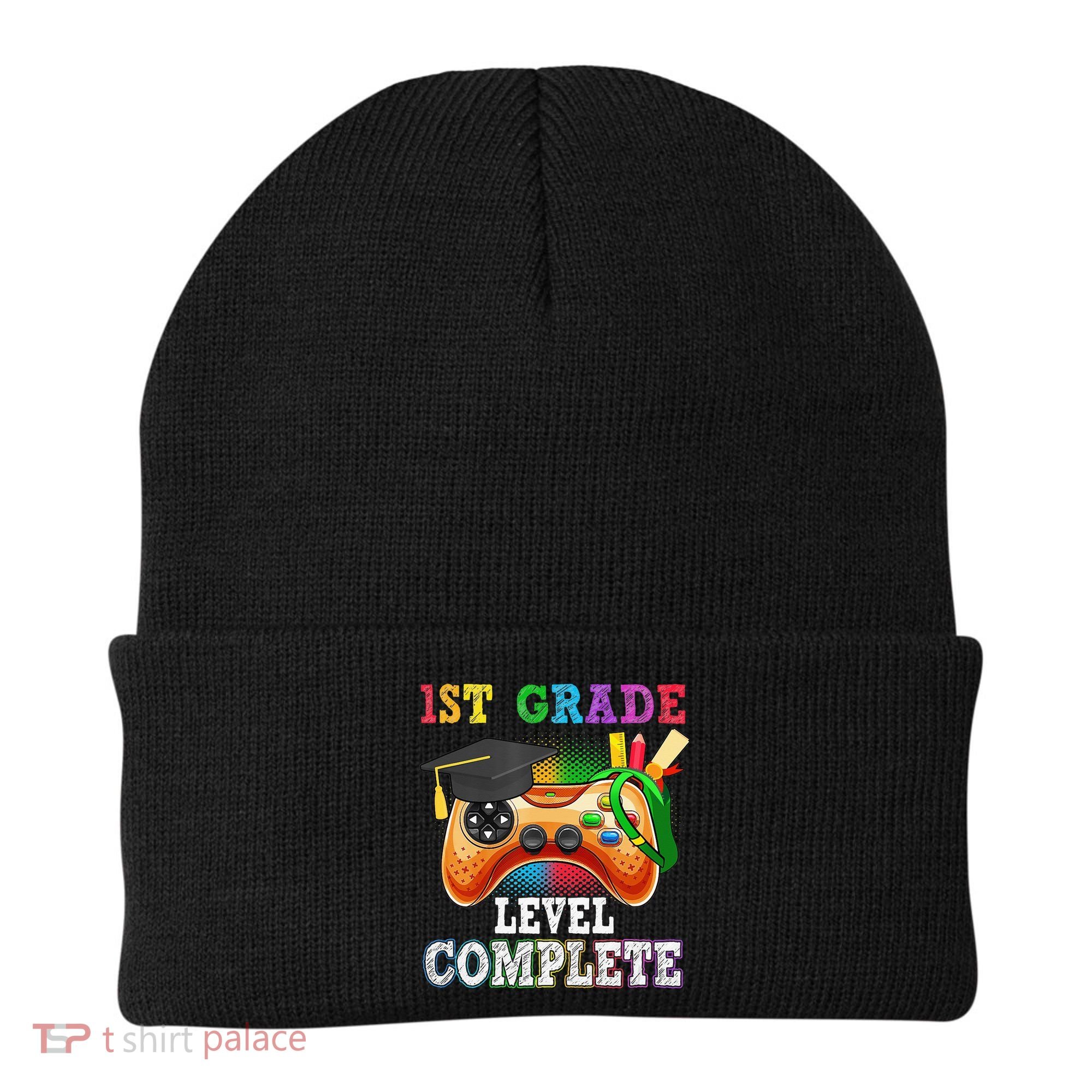 1St Grade Level Complete Last Day Of School Graduation Beanie
