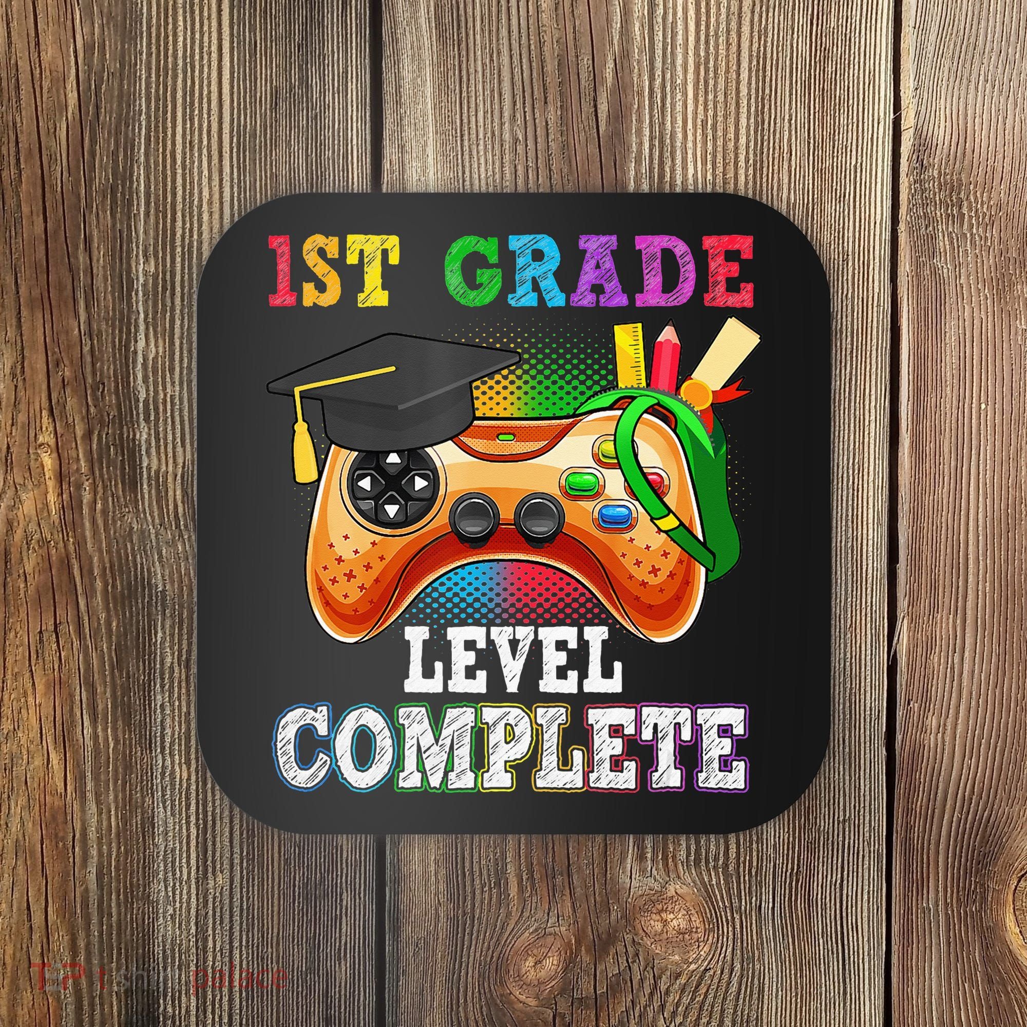 1St Grade Level Complete Last Day Of School Graduation Coaster