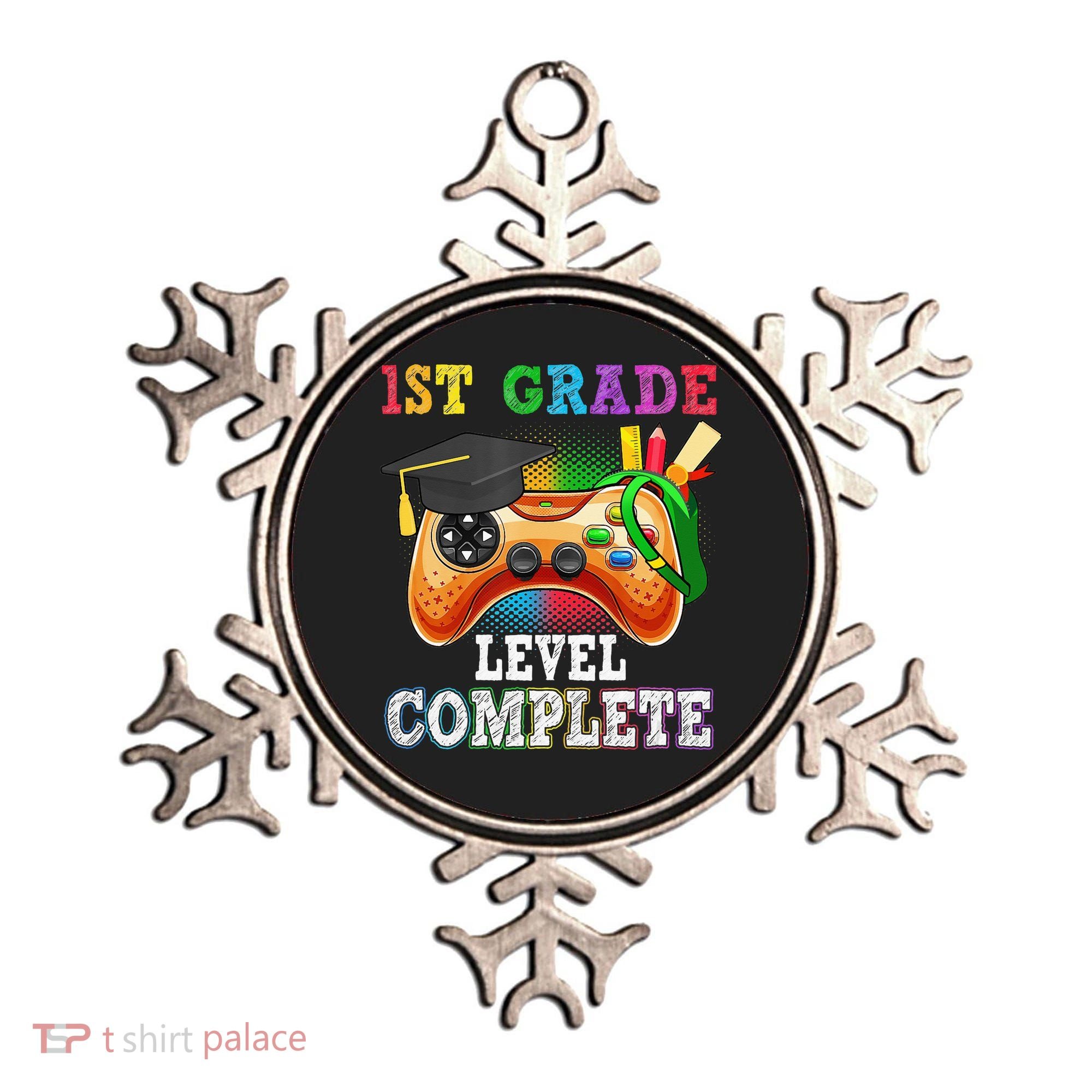 1St Grade Level Complete Last Day Of School Graduation Ornament