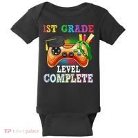 1St Grade Level Complete Last Day Of School Graduation Baby Bodysuit thumb 0