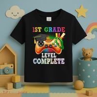 1St Grade Level Complete Last Day Of School Graduation Toddler T-Shirt thumb 3