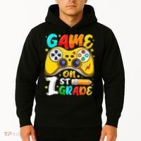 1St Grade Level Unlocked Game On 1St Grade Back To School Hoodie thumb 2
