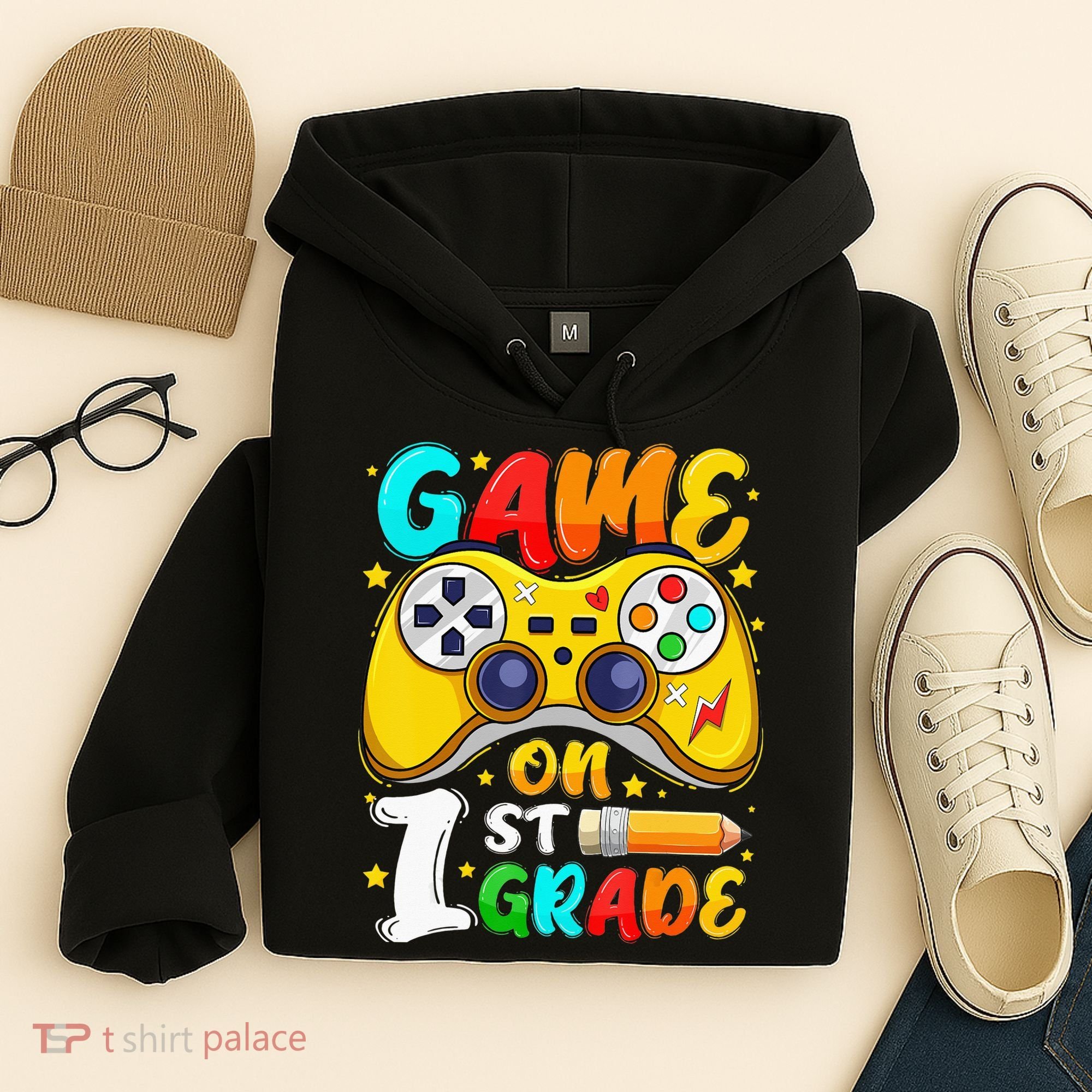 1St Grade Level Unlocked Game On 1St Grade Back To School Hoodie
