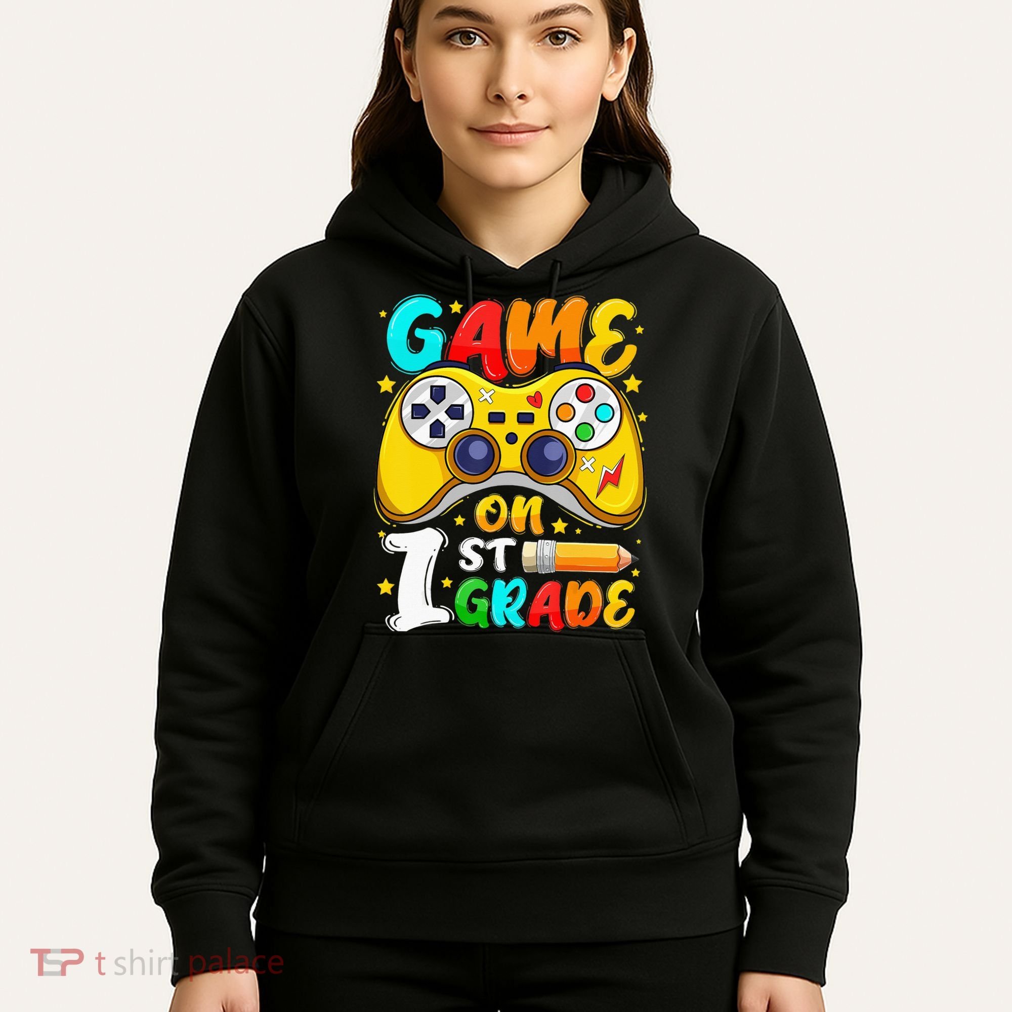 1St Grade Level Unlocked Game On 1St Grade Back To School Hoodie