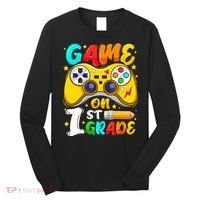 1St Grade Level Unlocked Game On 1St Grade Back To School Long Sleeve Shirt thumb 0