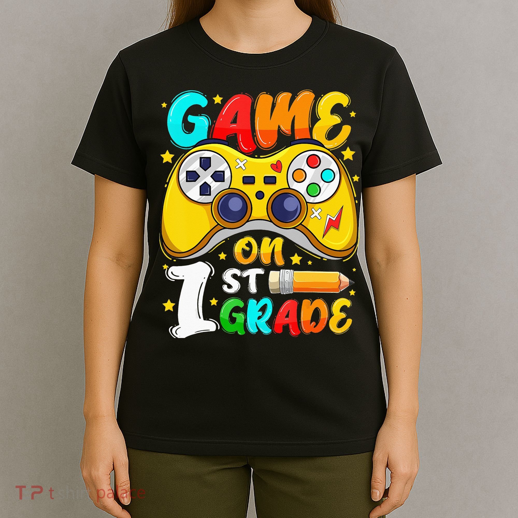 1St Grade Level Unlocked Game On 1St Grade Back To School T-Shirt