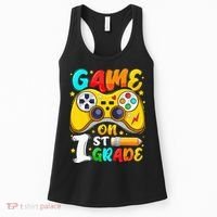 1St Grade Level Unlocked Game On 1St Grade Back To School Women's Tank Top thumb 0