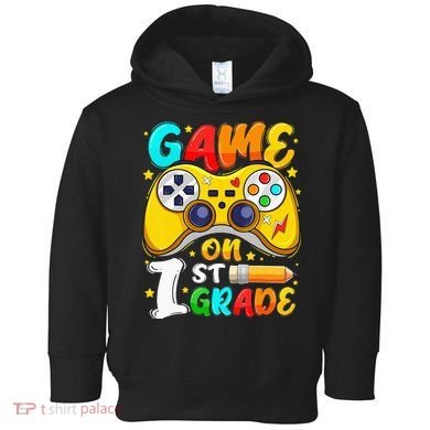 1St Grade Level Unlocked Game On 1St Grade Back To School Toddler Hoodie