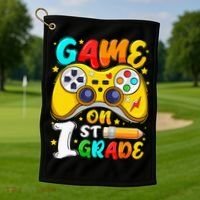 1St Grade Level Unlocked Game On 1St Grade Back To School Golf Towel thumb 1