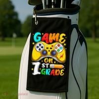 1St Grade Level Unlocked Game On 1St Grade Back To School Golf Towel thumb 2