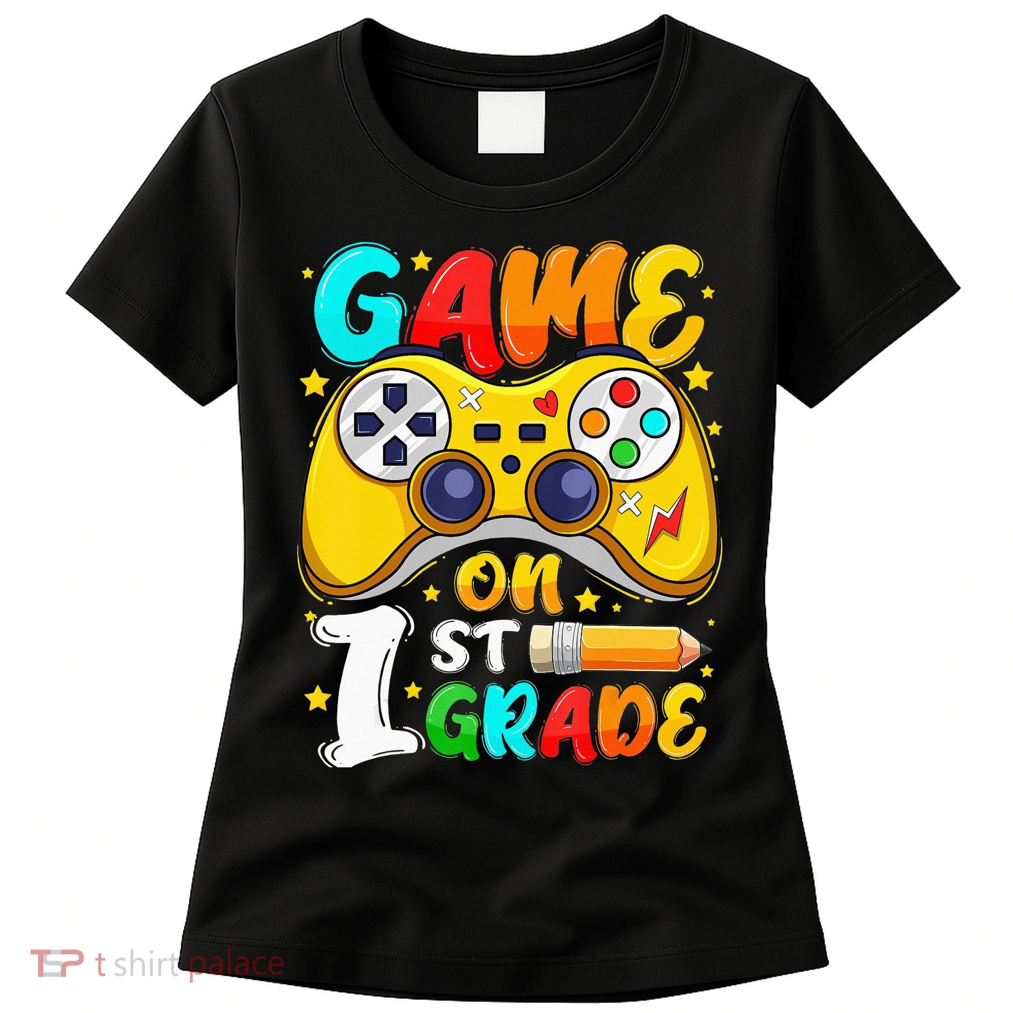 1St Grade Level Unlocked Game On 1St Grade Back To School Women's T-Shirt