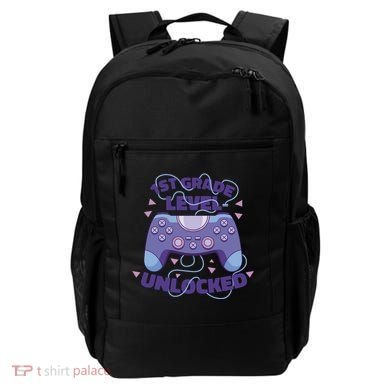1st Grade Level Unlocked Back To School Gamer Backpack