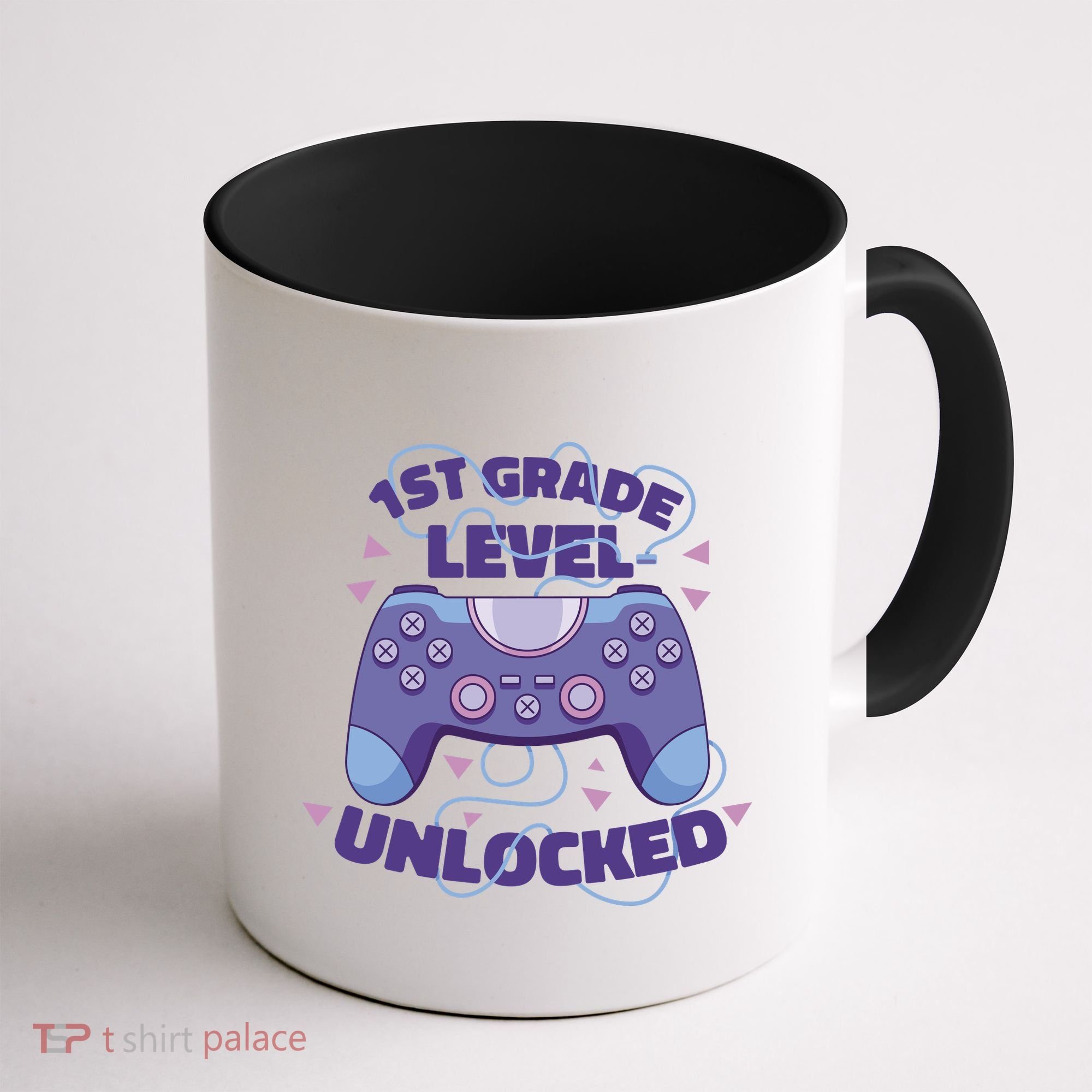 1st Grade Level Unlocked Back To School Gamer Coffee Mug